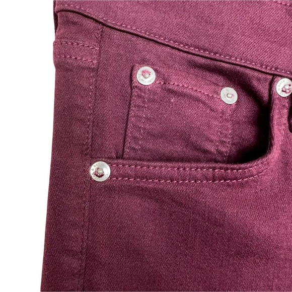 Rag & Bone Skinny Jeans in Port Burgundy Size 27 - Picture 5 of 15